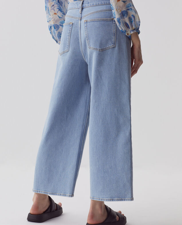EMY - Cropped Jeans mit weitem Bein
