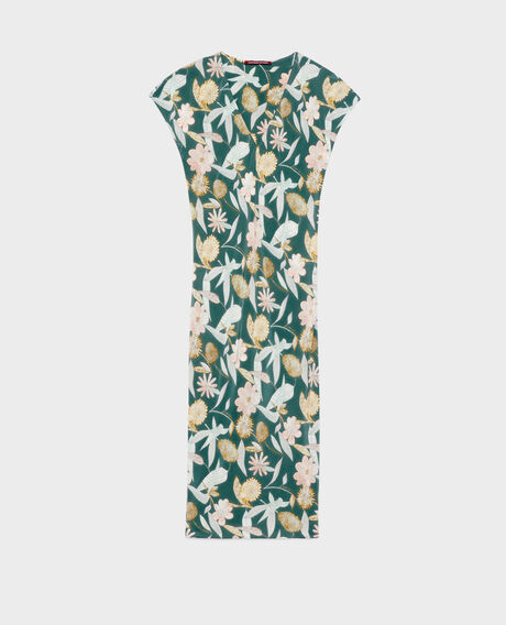 Fließendes Langekleid 0331 kaki aubepine 3sdr237v02