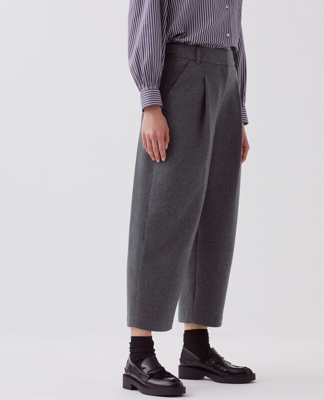 PEGGY - Karottenhose I082 grey melange