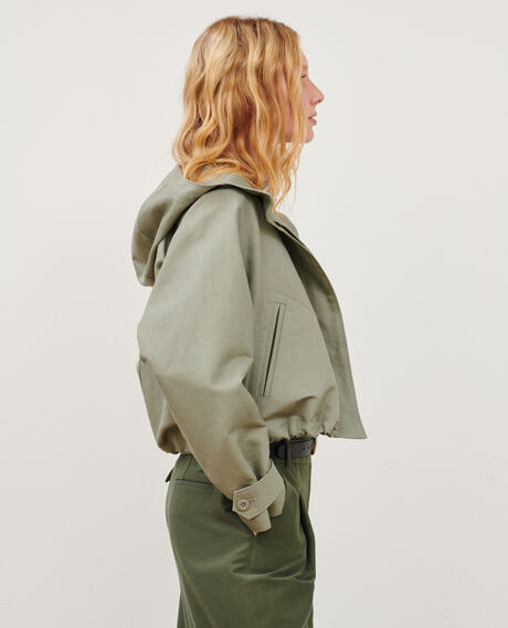 Blouson aus Mischleinen 0560 vetiver 3sja110c23