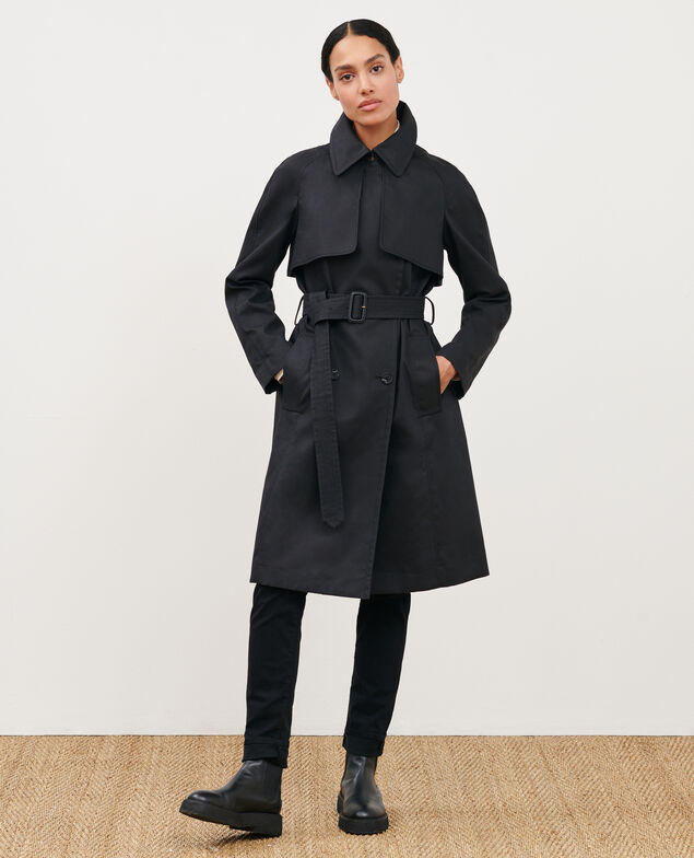 CATHERINE - Ikonischer Trenchcoat 7016c 09 black