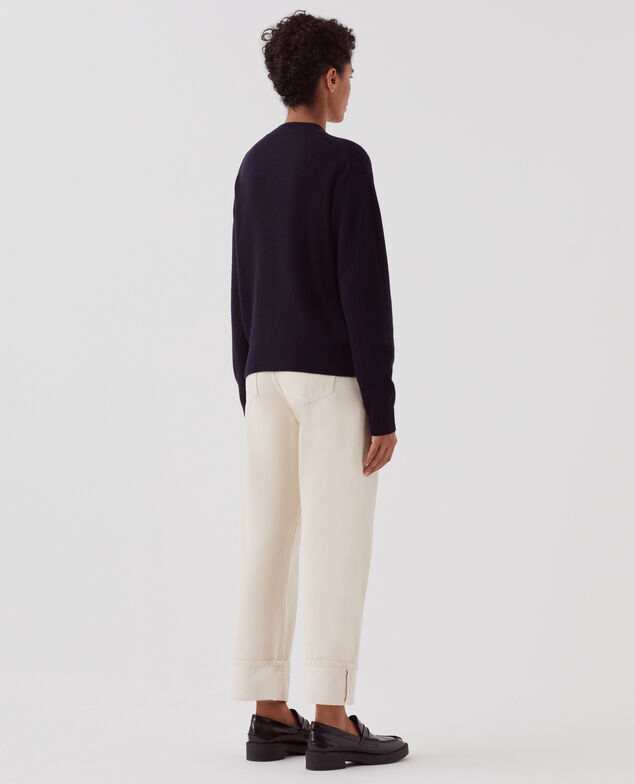 - Pullover aus Wolle U690 navy