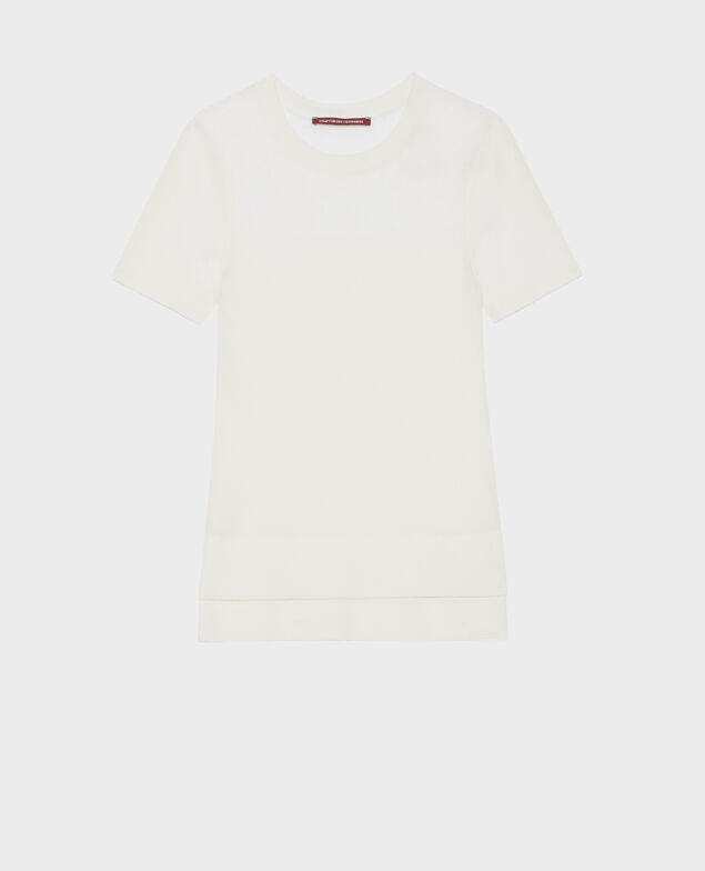 Top mit kurzen Ärmeln 0007 white