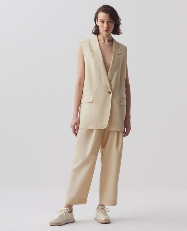 Blazer ohne Ärmel H311 oyester gray