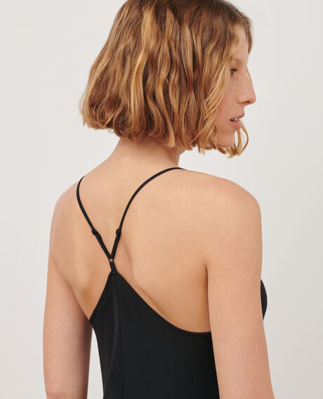 Asymmetrisches Kleid mit fließendem Fall 0093 black 3sdr294v02
