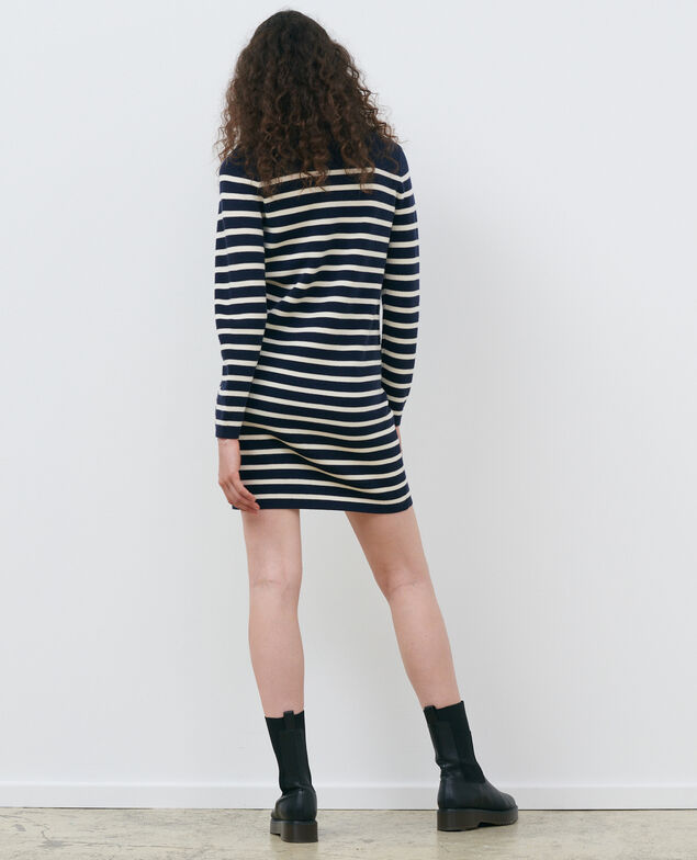 Kurzes Marinekleid Stp nv wht