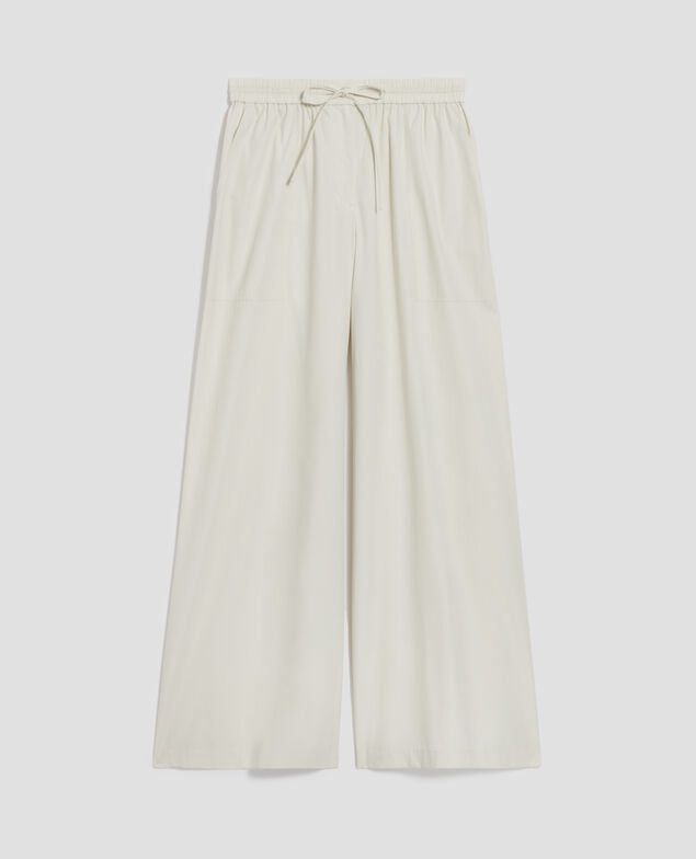 YVONNE - Weite Hose J010 white onyx