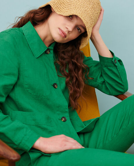 Leinenjacke 0542 pine green 3sja184f03