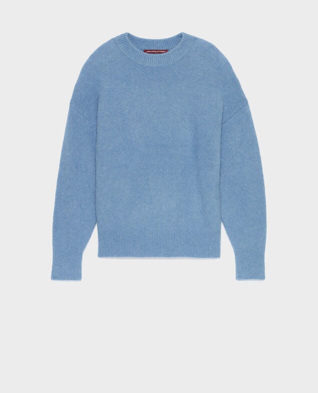 Pullover aus Alpakamischwolle A601 lt blue infinity
