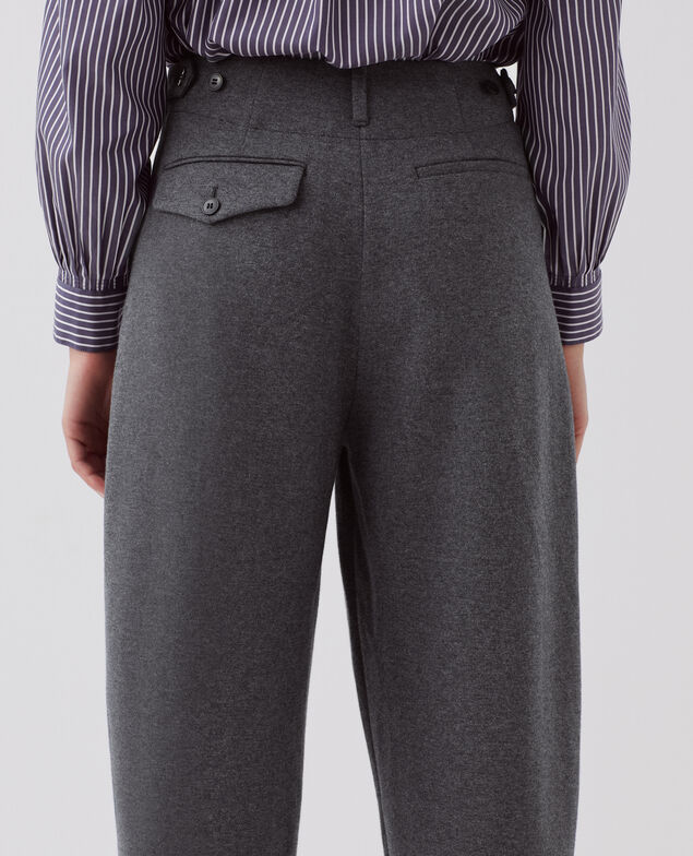 PEGGY - Karottenhose I082 grey melange