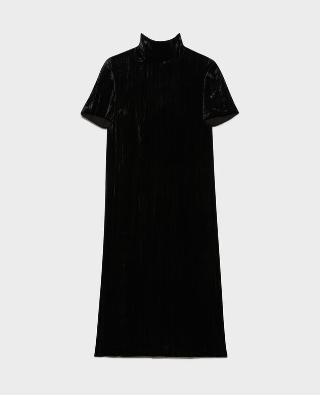 Midi-Kleid aus Seide 4216 black_beauty