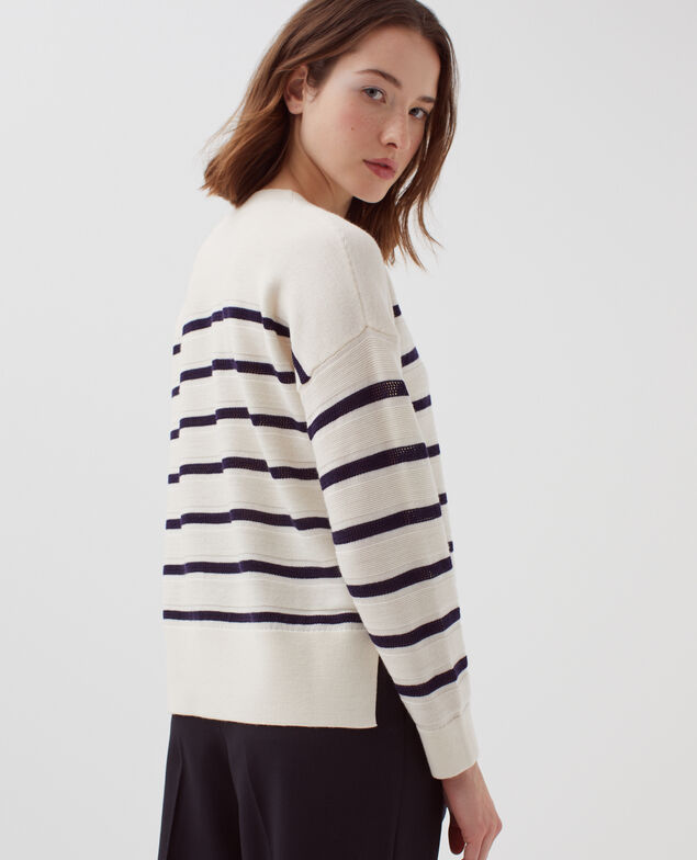MADO - Pullover aus Merinowolle H696 st baritone blue