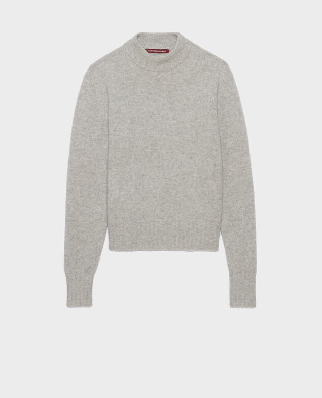 Pullover mit hohem Kragen aus Kaschmir