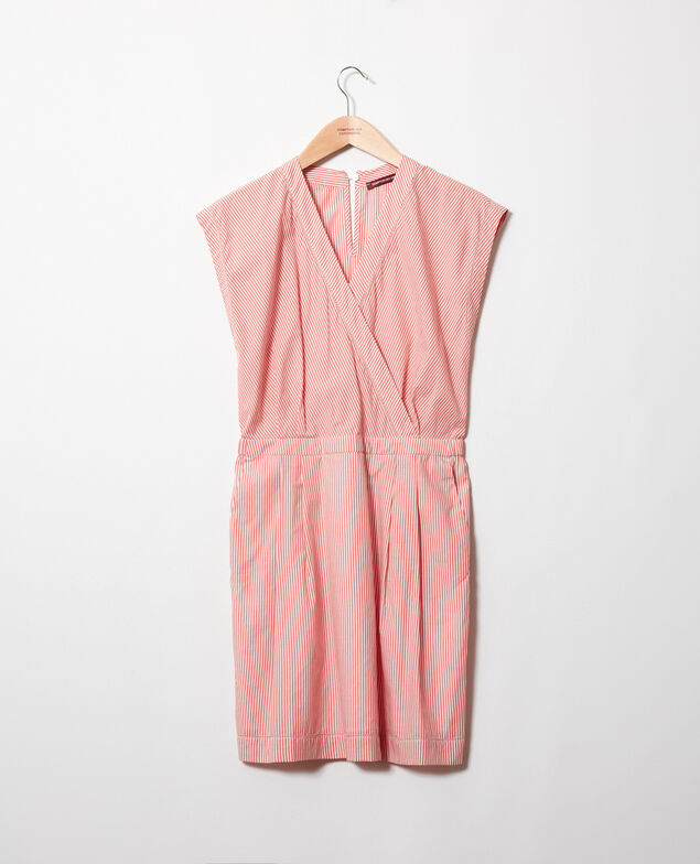  Wickelkleid aus Baumwolle Ss molten lava