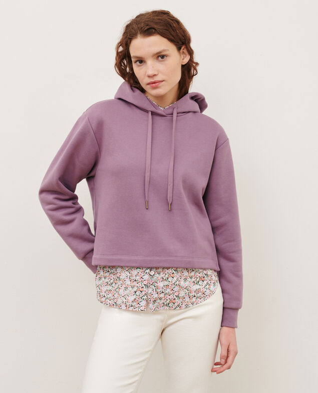 Kapuzen-Sweatshirt 0780 very grape