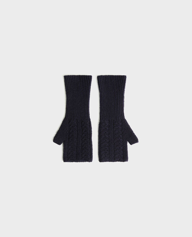 Halbfingerhandschuhe aus Kaschmir Night sky