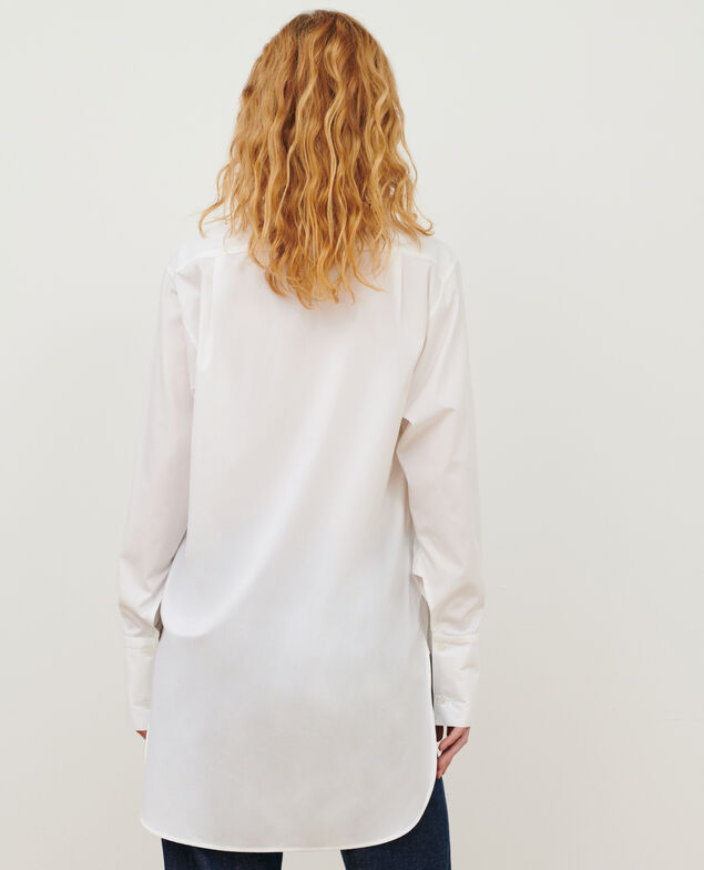 Baumwollbluse 4235 optical white
