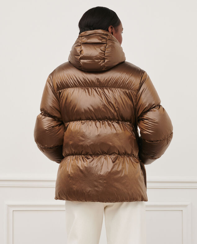 MARGOTTE - Kurze Daunenjacke 8804 34 brown