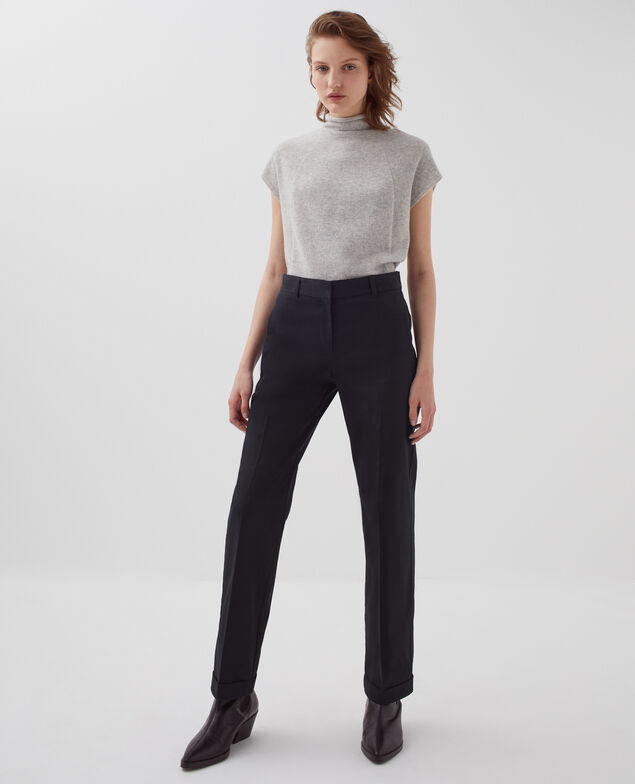 COLETTE – Hose mit geradem Bein H091 black beauty