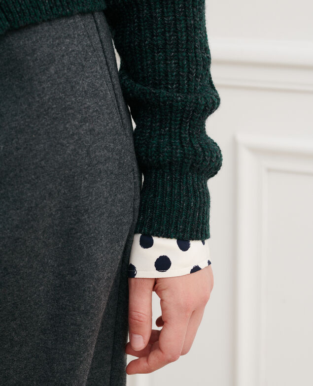 Cardigan aus Schurwolle 8844 55 green