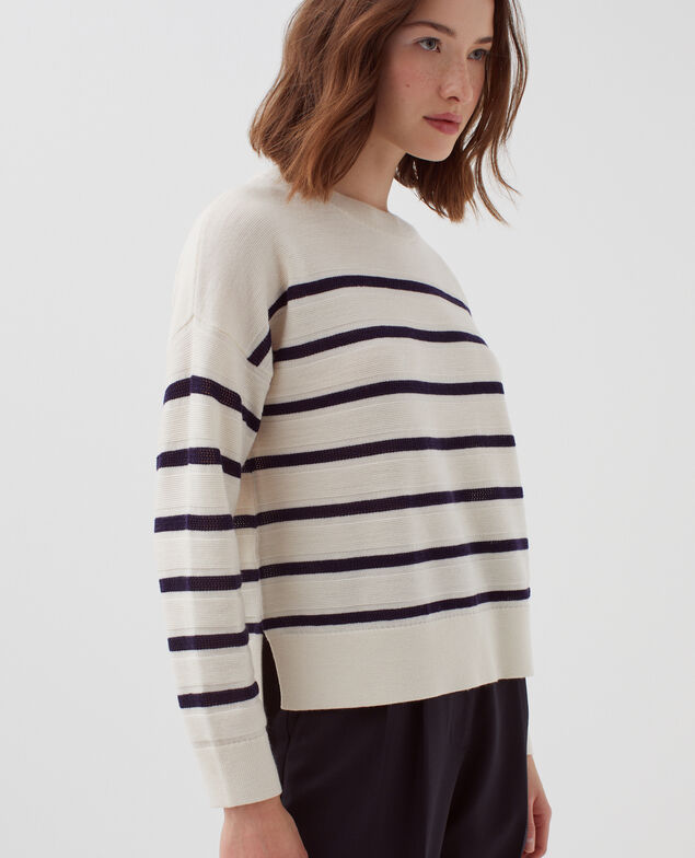 MADO - Pullover aus Merinowolle H696 st baritone blue