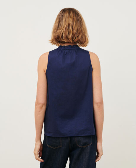 Top aus Baumwollvoile 68 blue 2sbl417c01