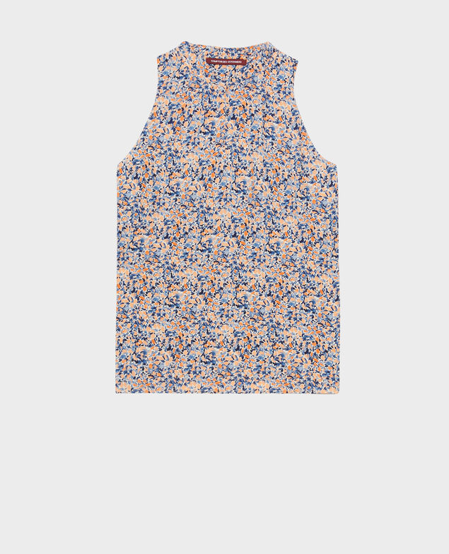Gemustertes Top 116 print blue