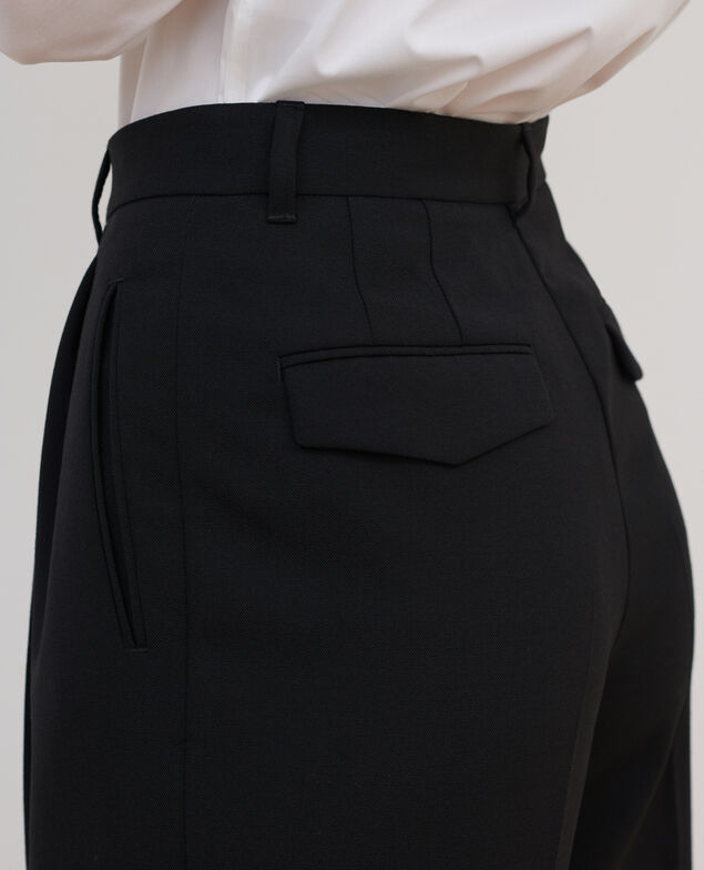 Anzughose aus Wolle A091 black