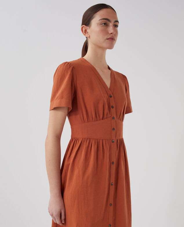 Midi-Kleid U260 orange