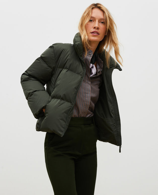 MARGOTTE - Kurze Daunenjacke Military green