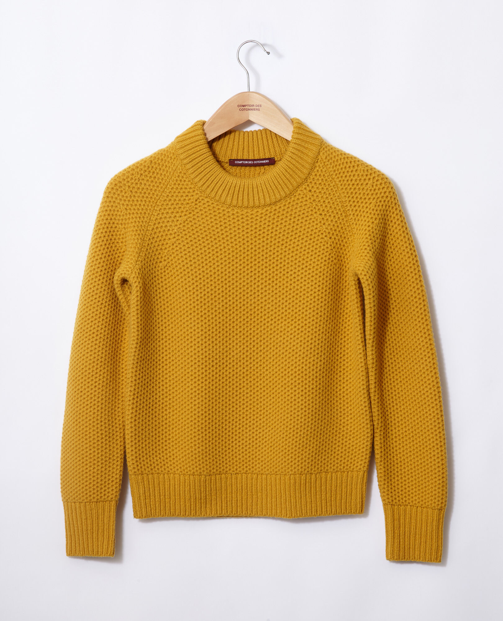 Pullover aus Wolle Golden spice Ginseng