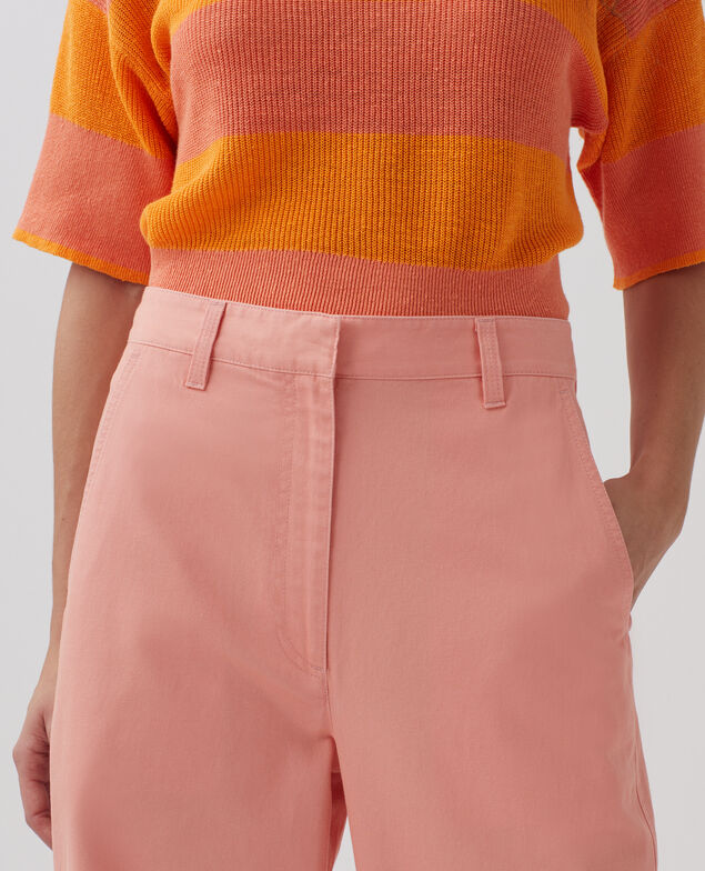 BLANDINE - Gerade Hose H100 coral almond