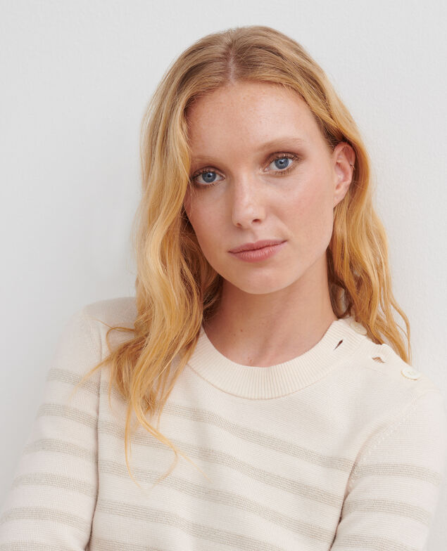 MADDY - Pullover aus Merinowolle im Marinelook