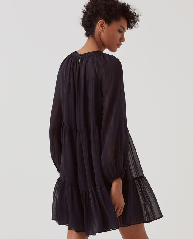 Kurzes Kleid mit fließendem Fall H695 night sky