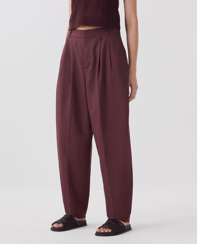 Faltenhose J380 decadent chocolate