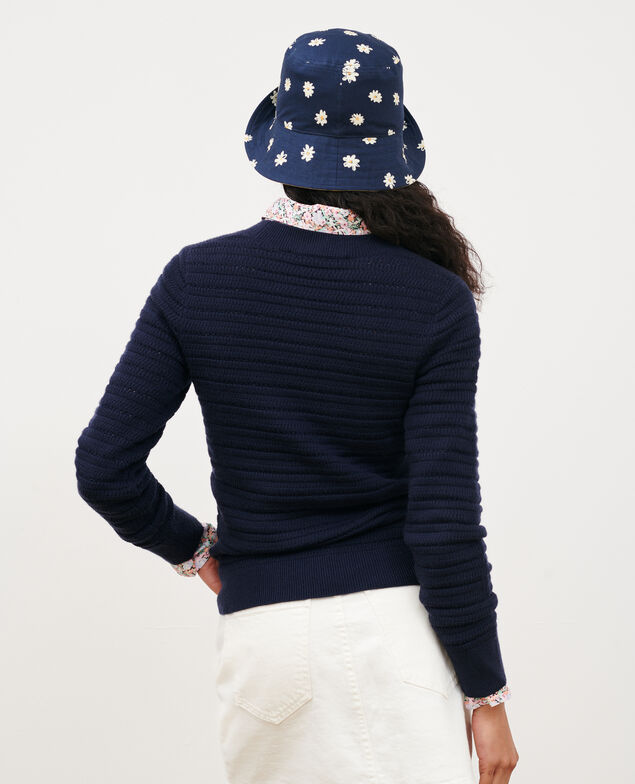 Pullover mit Ajourmuster aus Merinowolle 4277 night_sky