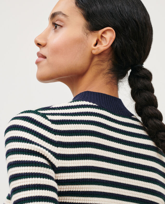 Gestreifter Pullover 8870 69 navy stripe