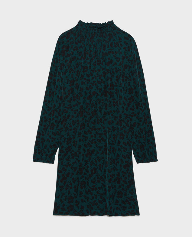 AGLAE - Fließendes gemustertes Kleid 8886 55 green