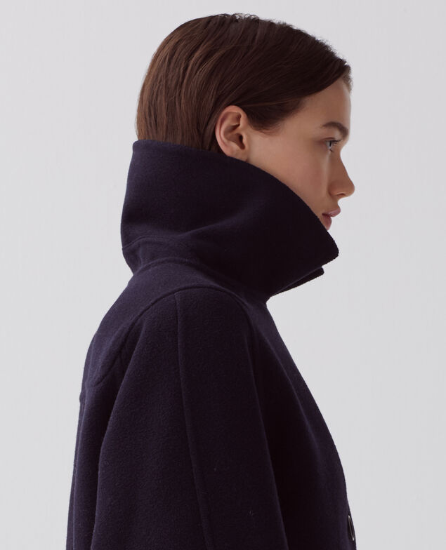 Halblanger, doppelseitiger Cardigan U690 navy