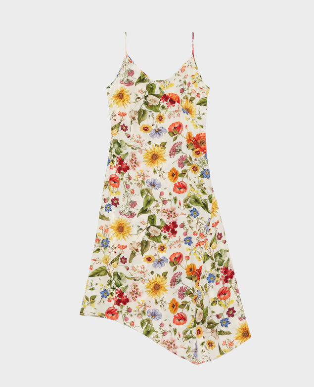 Asymmetrisches Kleid mit fließendem Fall 0020 white herbier 3sdr271v02
