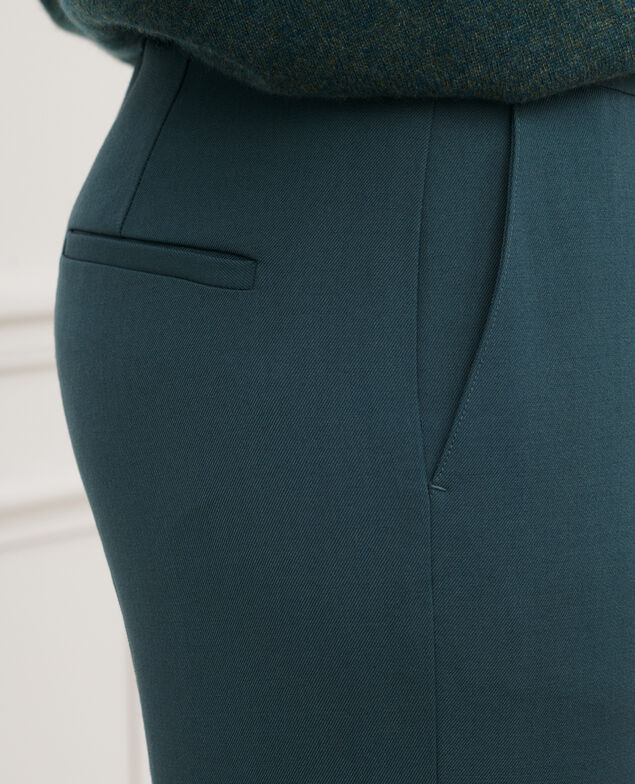 MARGUERITE - Zigarettenhose 7015c dark green
