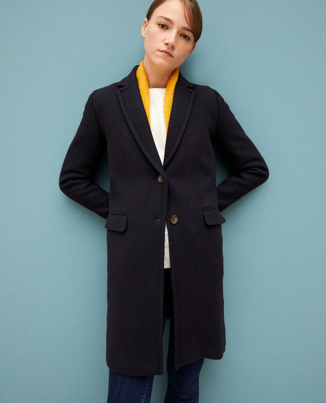 Zeitloser Mantel Dark navy