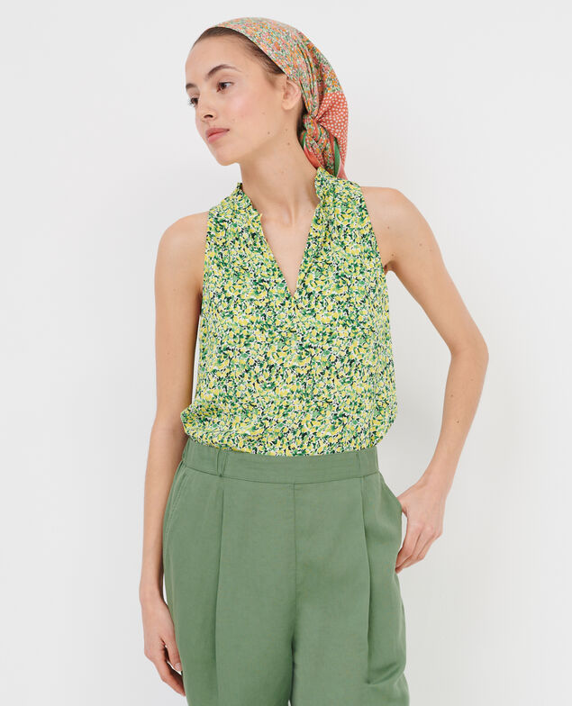 Gemustertes Top 116 print yellow