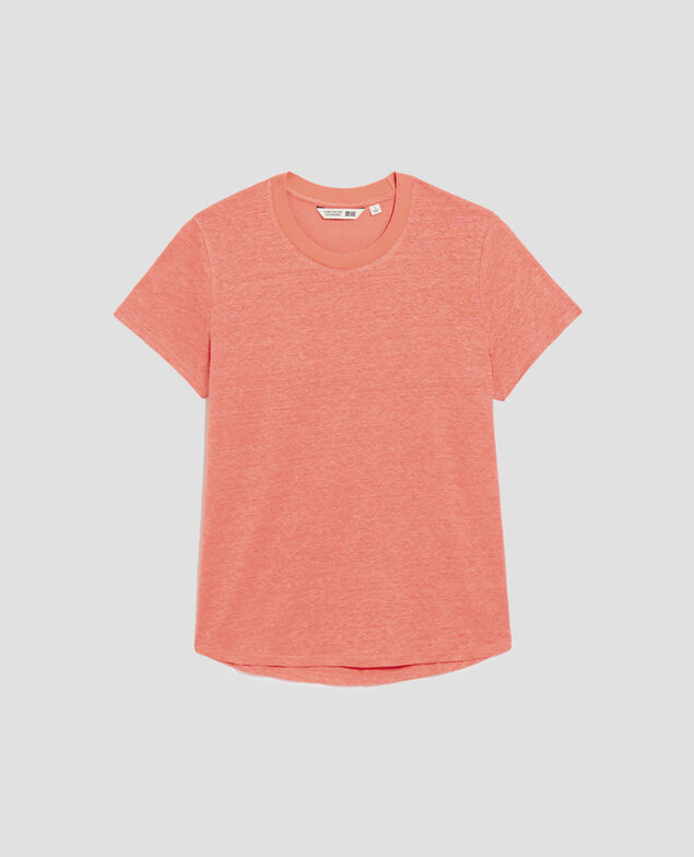 AMANDINE - T-Shirt mit Rundhalsausschnitt aus Baumwolle U120 pink