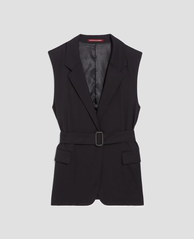Blazer aus Wolle H091 black beauty