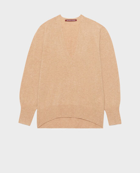 Pullover aus Kaschmir 8803 32 beige 2wju065w23