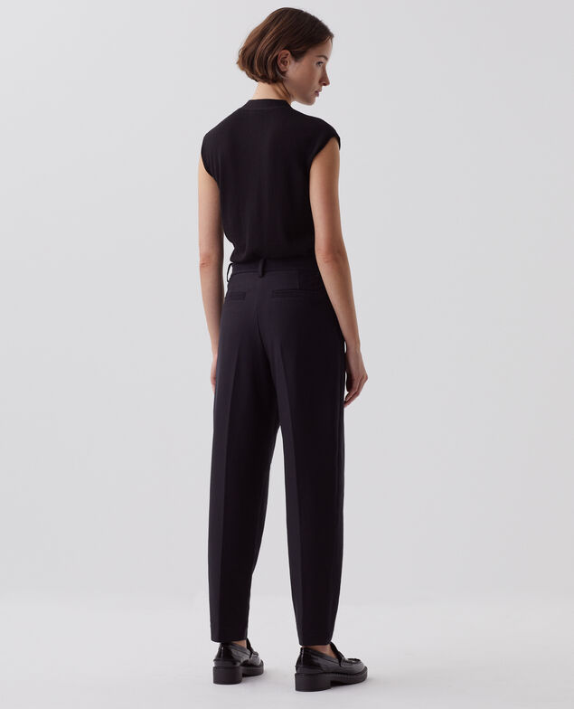 CAMILLE - Karottenhose H091 black beauty