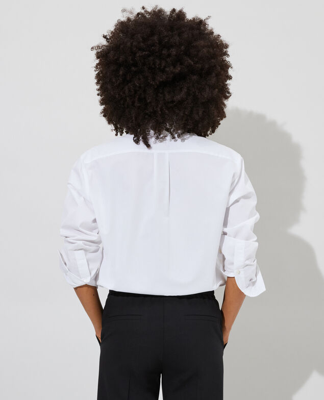 Boyish Bluse aus Baumwolle Optical white