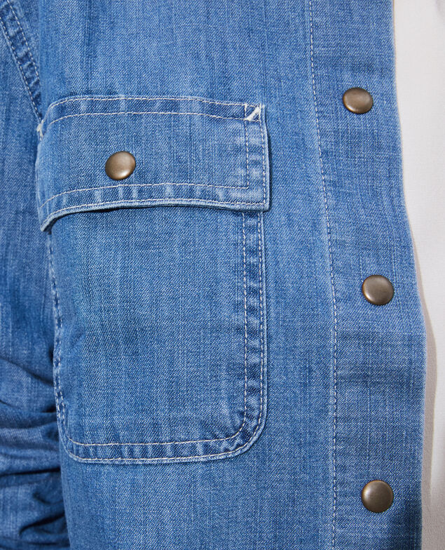 Jeanshemd mit Taschen Denim medium wash