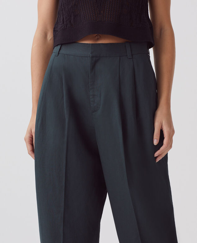 Faltenhose J690 blueberry